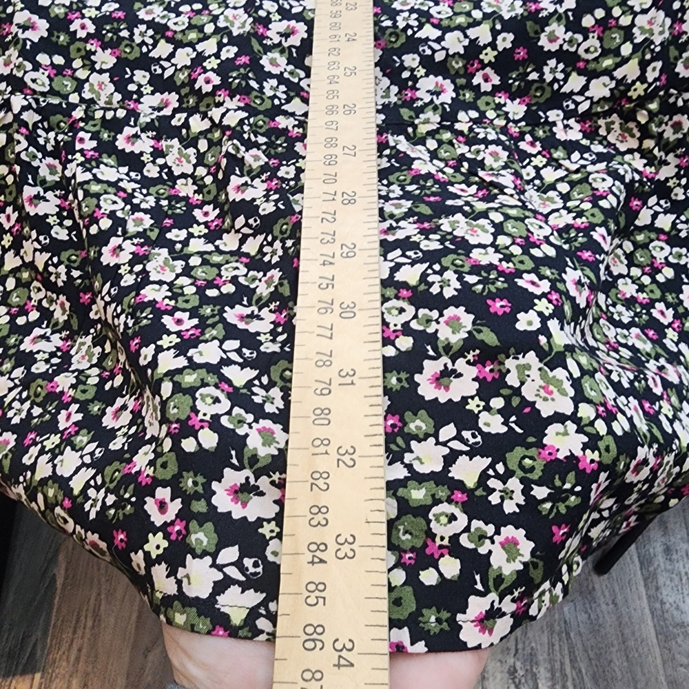 The Drop Caralyn Mirand Dress Black Floral Tiered Women's Sz‎ M - NWT - Picture 9 of 9